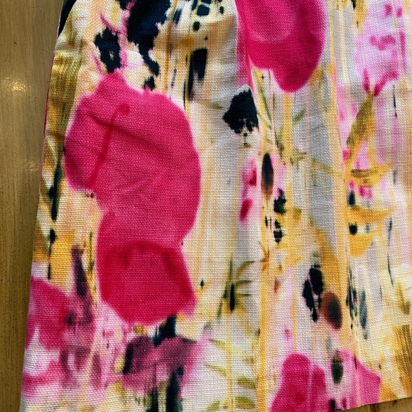 Anthropologie Tabitha Women’s Skirt Floral Spring Colorful Cotton Pockets size 6 - Picture 11 of 12